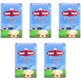 Organic Premium Cow Ghee By Anand Hi Anand | Rich In Nutrients & Vitamins A Healthy Desi Cow Ghee Good For Frying | 2.5 Litre (500ml * 5) 84.5 Ounce | Box Pack